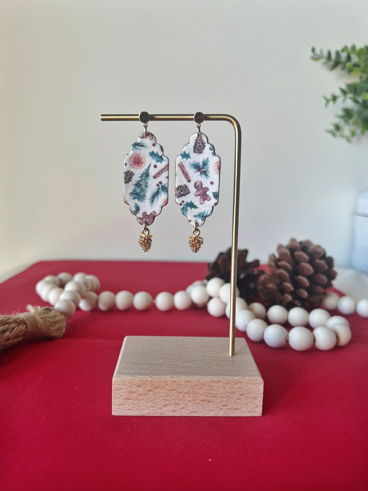 Christmas Pine Earrings