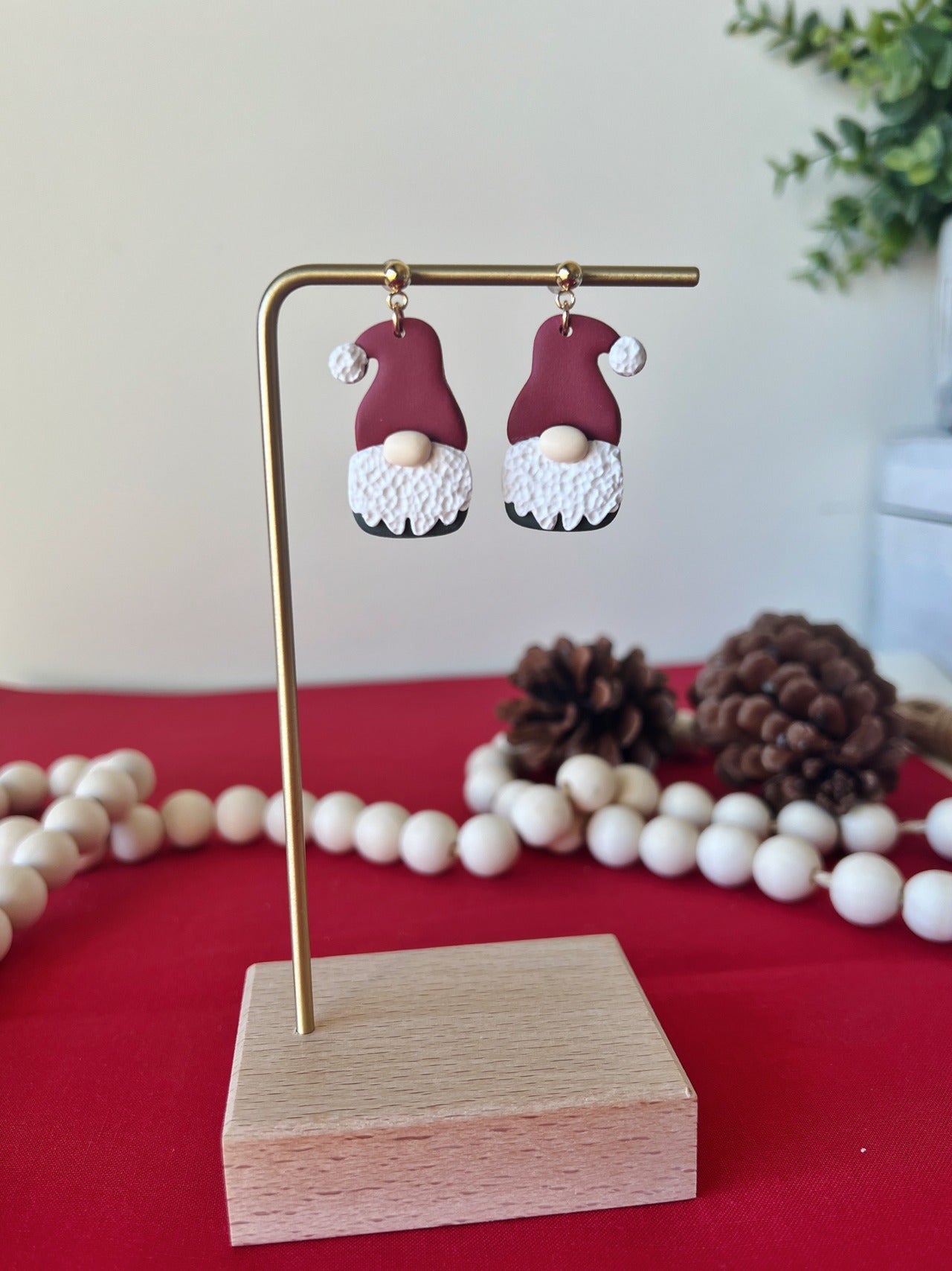 Gnome for the Holiday's Earrings