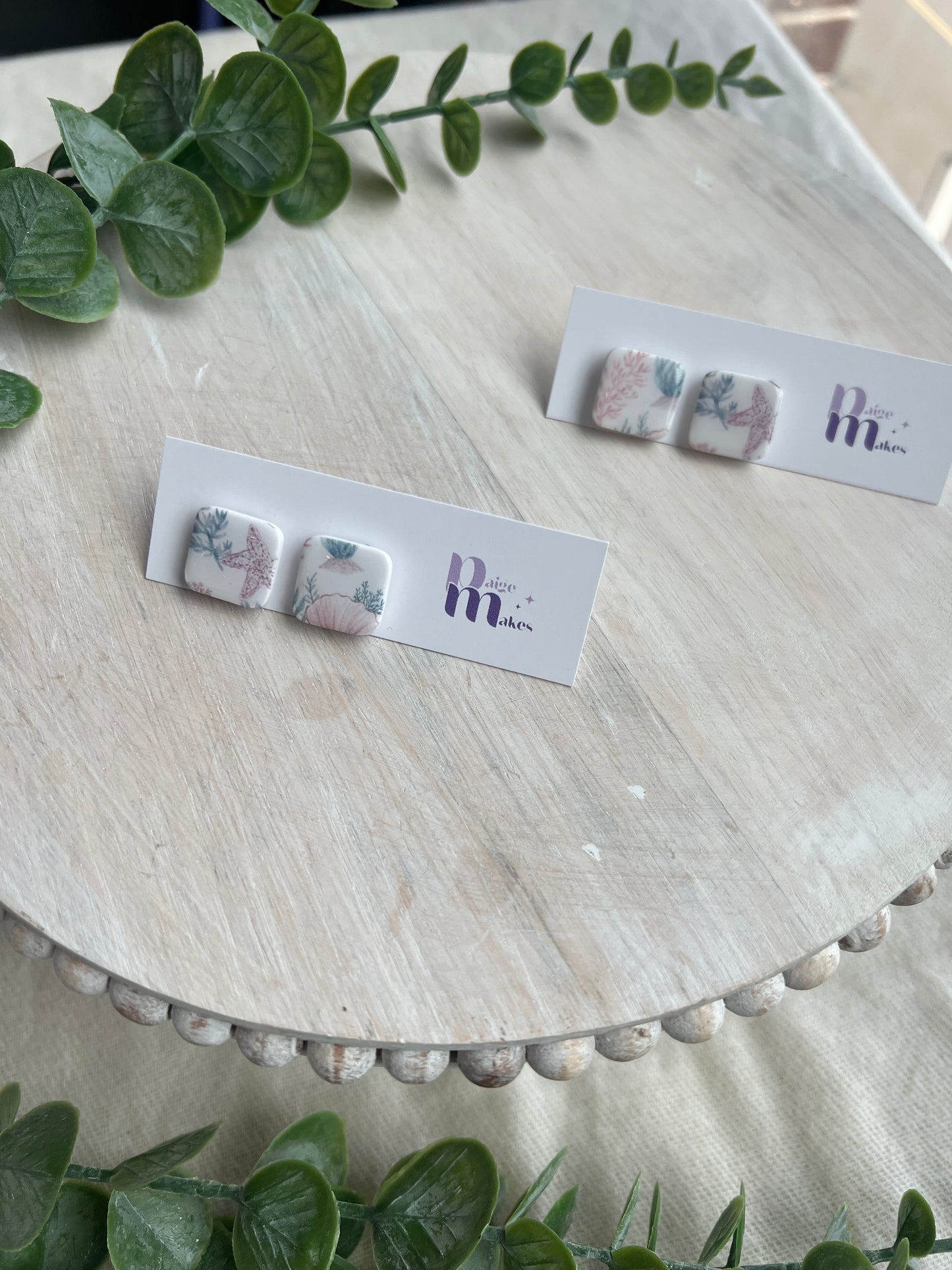 Dreamy Seashells Studs