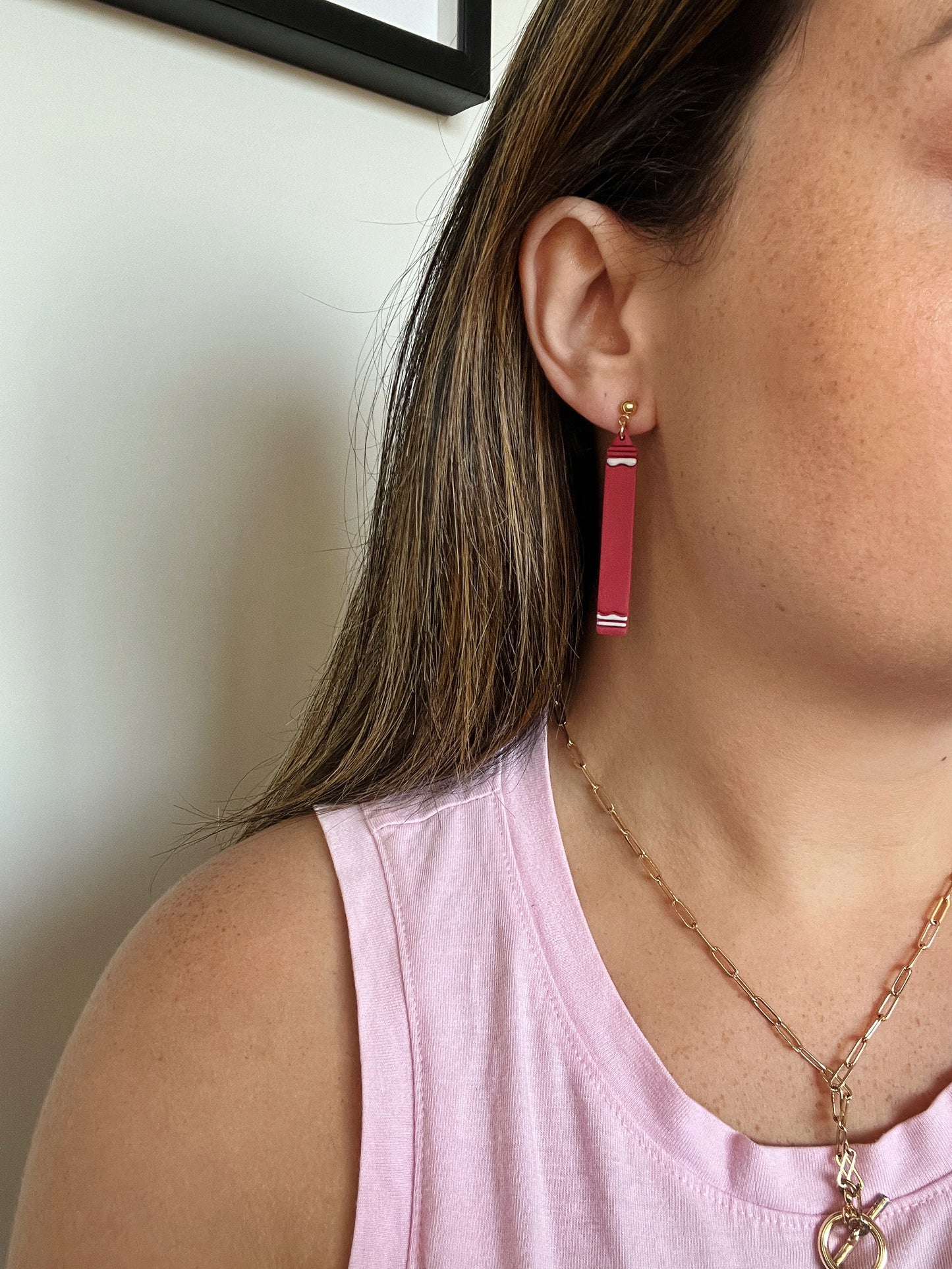 My Favorite Crayon Earrings