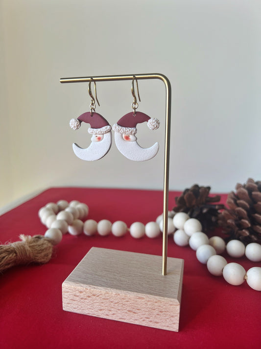Santa Moon Earrings