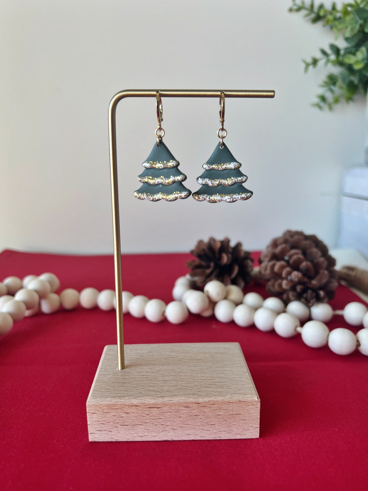 Snow Tree Earrings