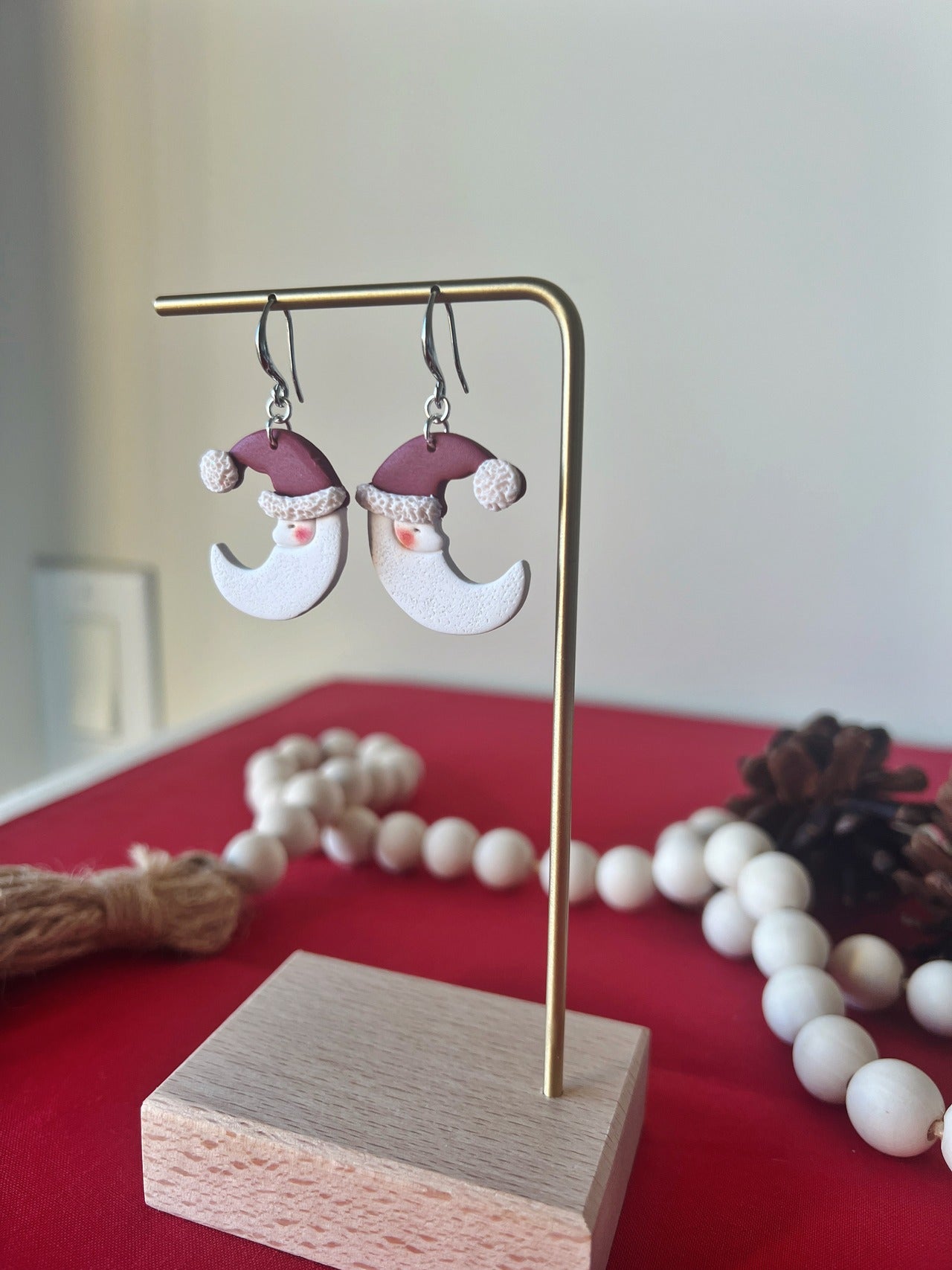 Santa Moon Earrings