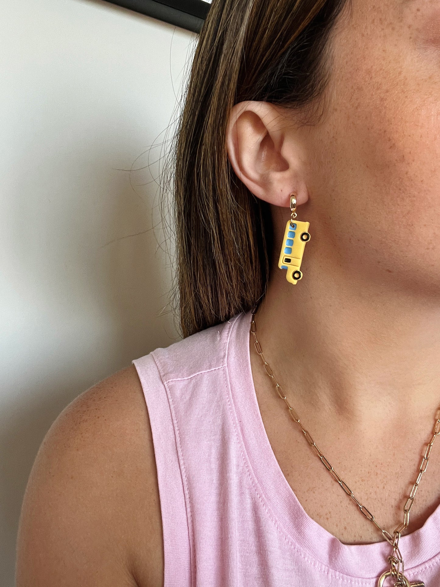 Wheels on the Bus Earrings