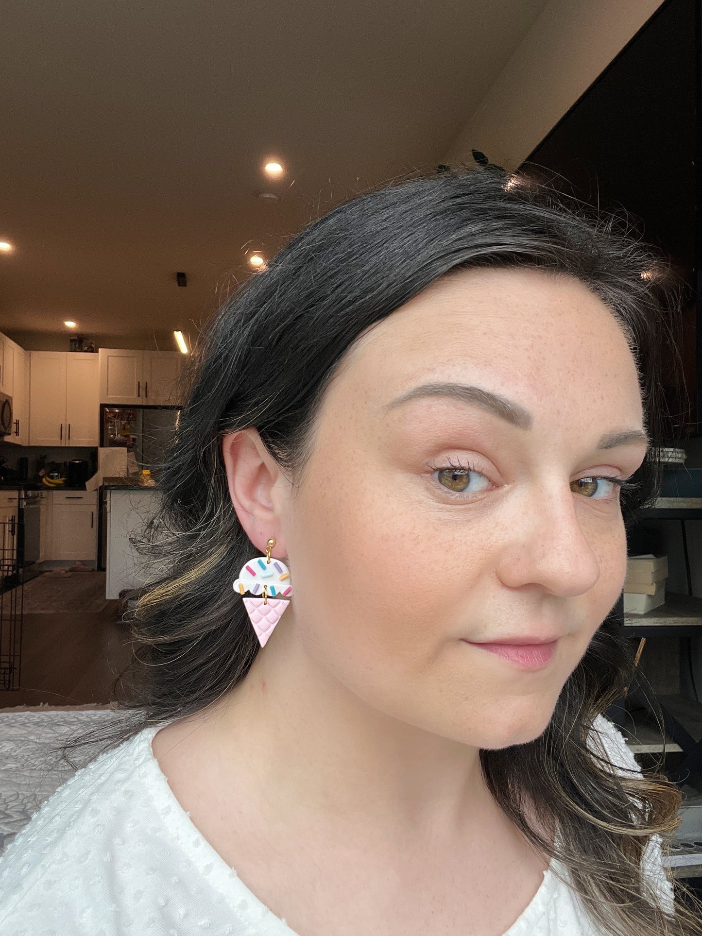 Ice Cream Cone Earrings