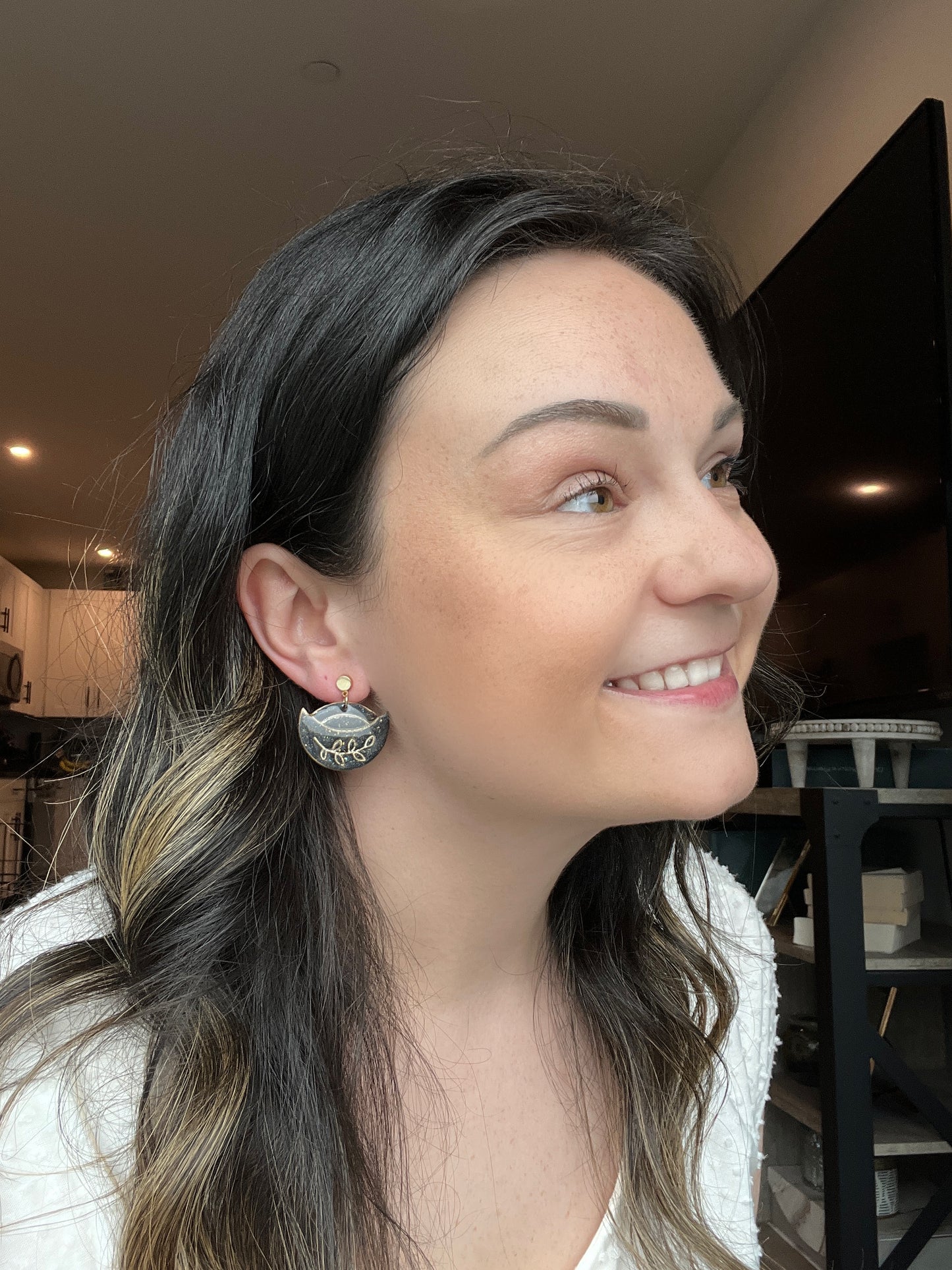 The Celine Earring (glitter)