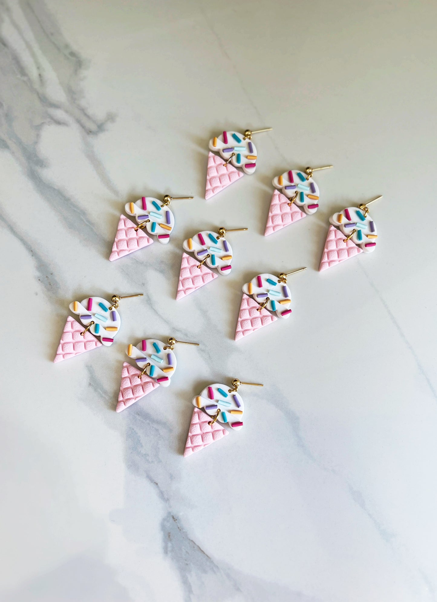 Ice Cream Cone Earrings