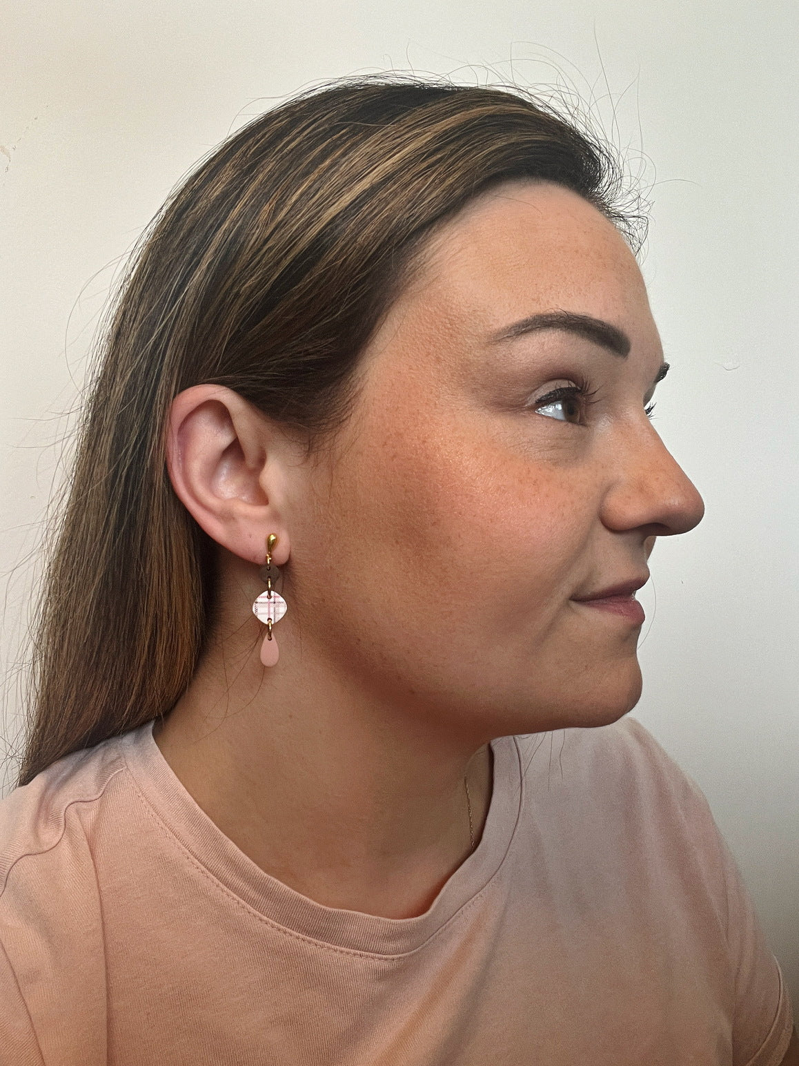 Mini Plaid Dangles