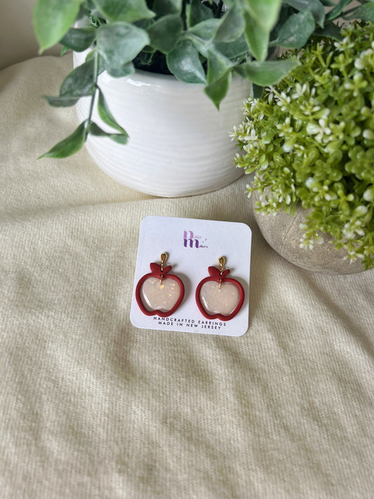 Opal Apple Earrings