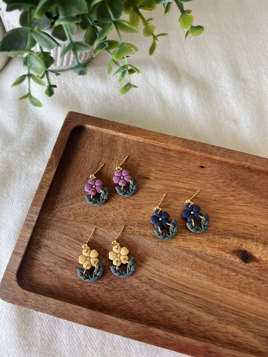 Dainty Floral Dangles