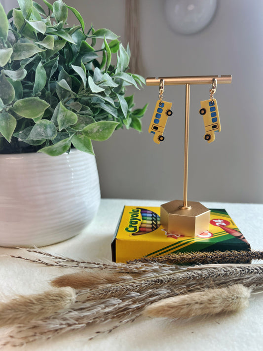 Wheels on the Bus Earrings